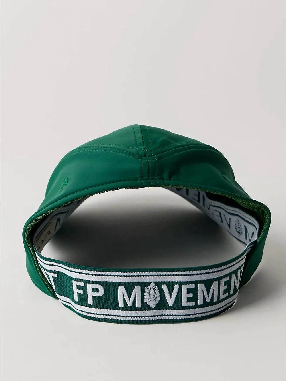 FP Movement by Free People Green Baseball Cap with White Floral Logo